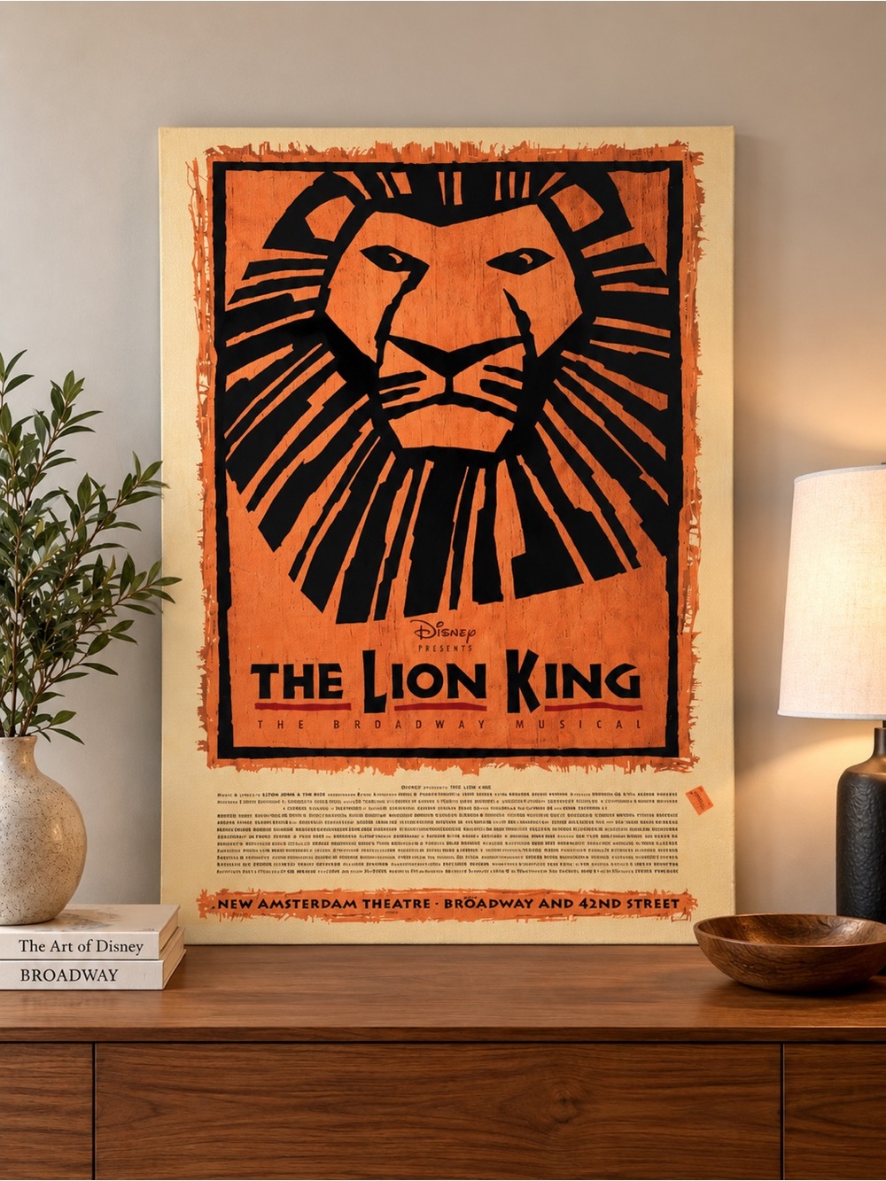Great Big Canvas Disney The Lion King Broadway Musical Wall Art 20x30 Unframed